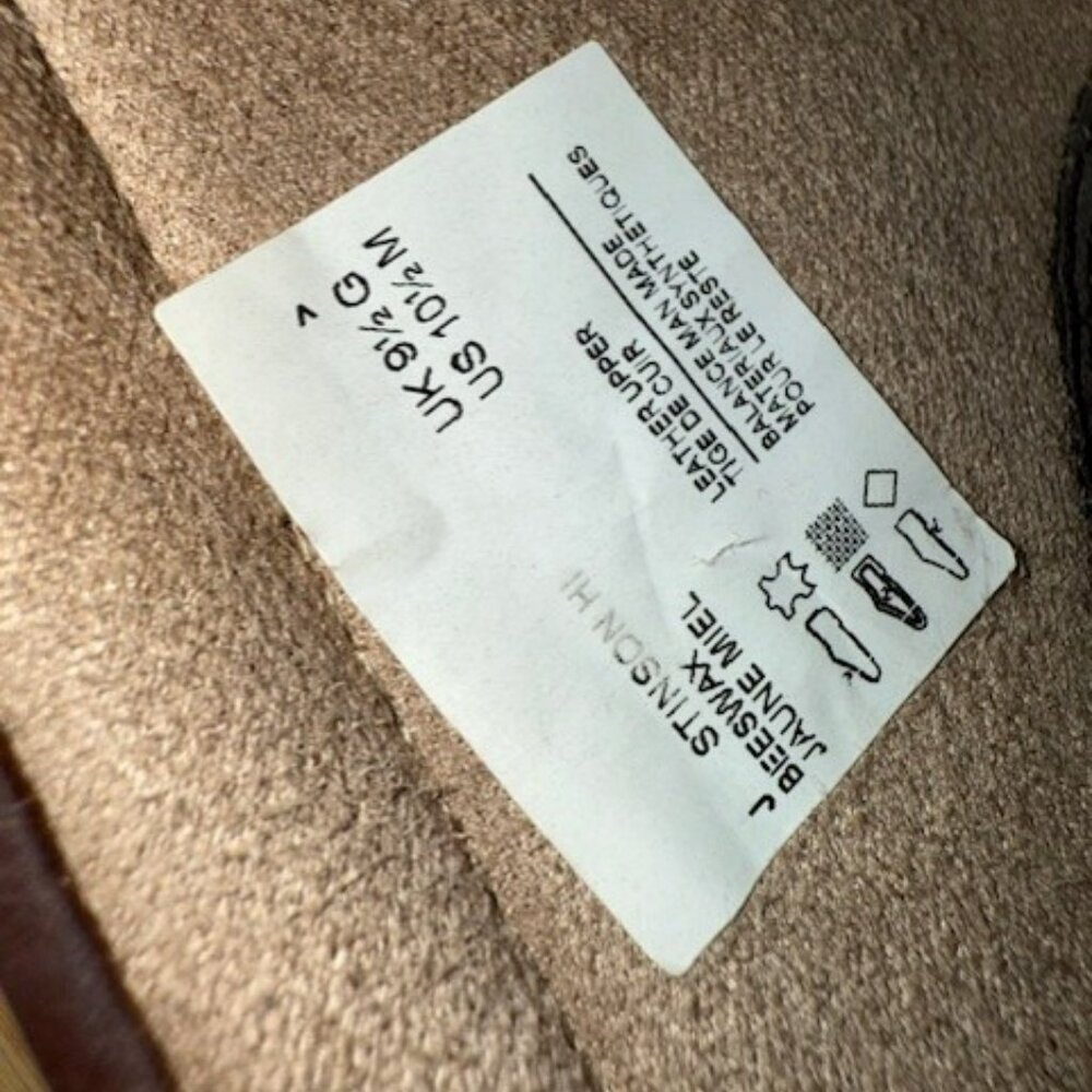 Clarks Men's Stinson Hi Chukka Boot Brown Oiled Leather – Wallabees - Picture 16 of 16